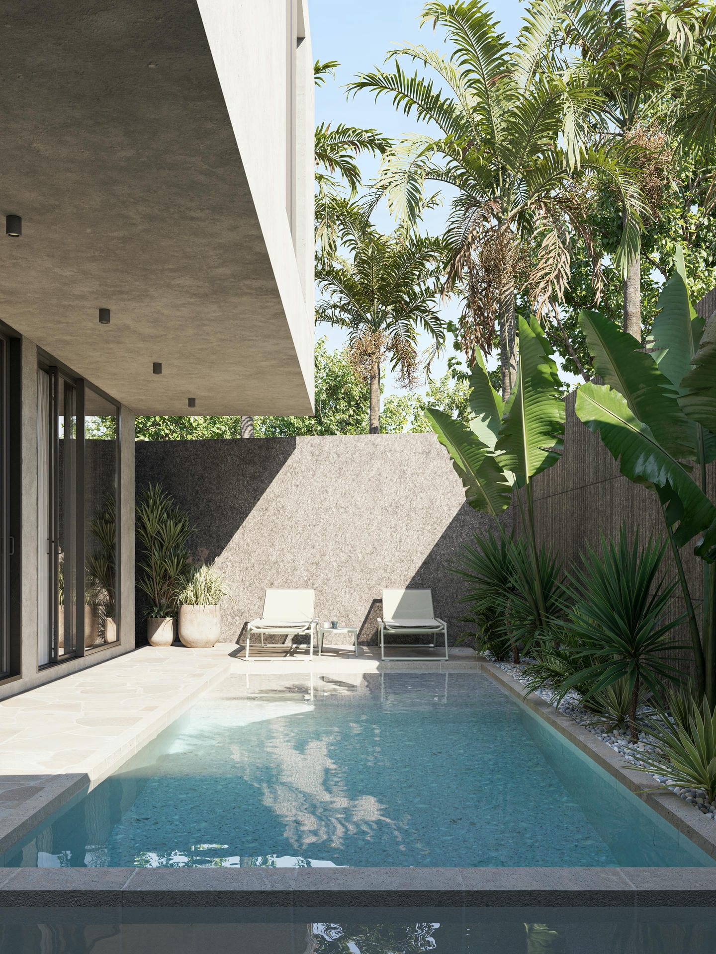 MODERN 2 BEDROOM VILLA WITH SKYLIGHTS FOR SALE LEASEHOLD IN BINGIN BALI BE-450 
